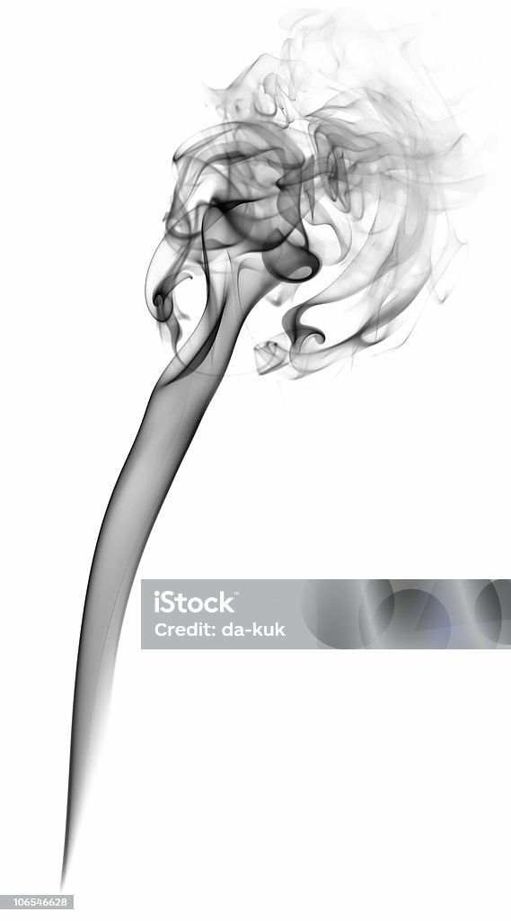 Isolate smoke  Abstract Stock Photo