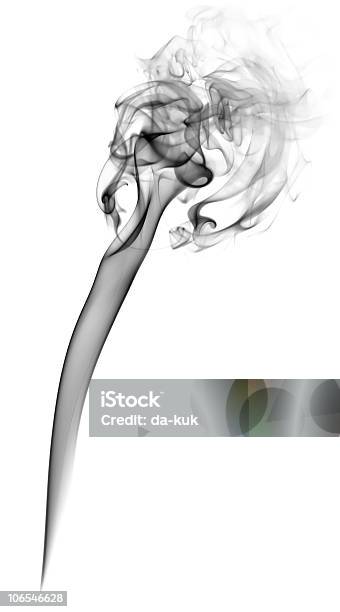 Isolate Smoke Stock Photo - Download Image Now - Abstract, Backgrounds, Black Color