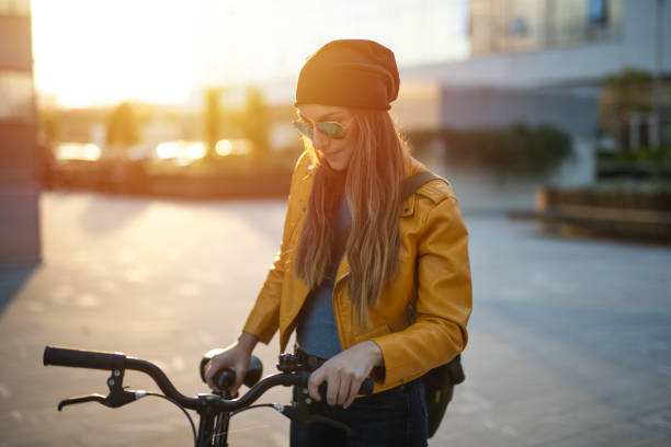 istock Hipster on the bike 1065467228