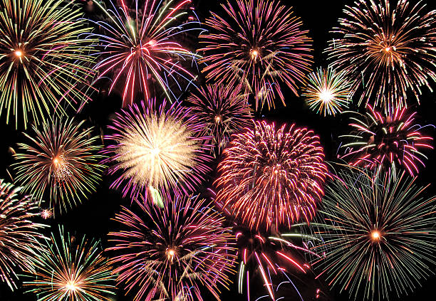 fireworks stock photo