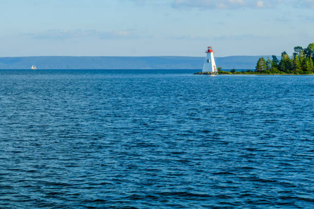 istock Kidston Island Lighthouse, in Cape Breton 1065470224