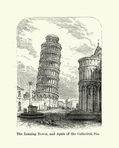 istock Leaning Tower of Pisa, Italy, 19th Century 1065473802