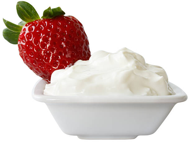 istock Strawberry in the sour cream 106547915