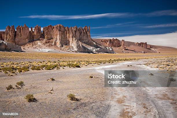 Rock Cathedrals In Salar De Tara Chile Stock Photo - Download Image Now - Altiplano, Andes, Atacama Desert