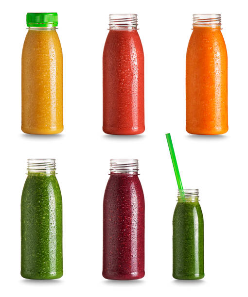 collage with fruits and vegetables smoothie - vitality food food and drink berry fruit imagens e fotografias de stock