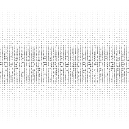 Binary Code Vector Texture Stock Illustration - Download Image Now - In ...