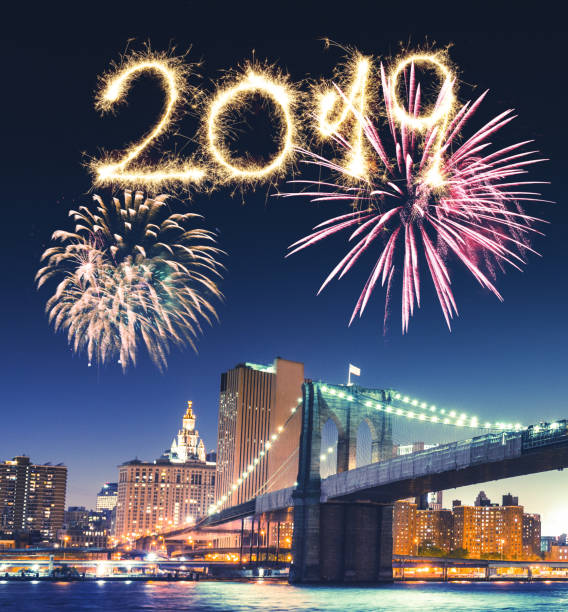 istock new year fireworks in new york 1065489168