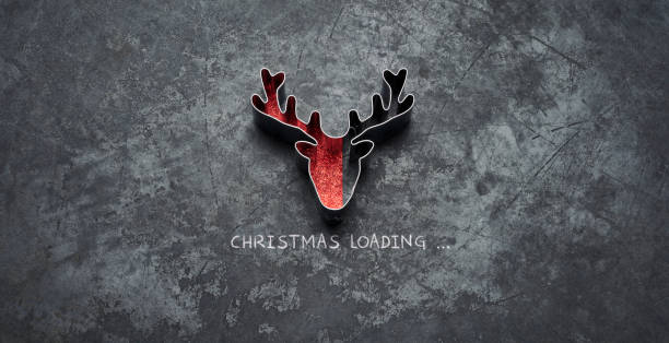 Conceptual Christmas photography. Large multiple image stich.