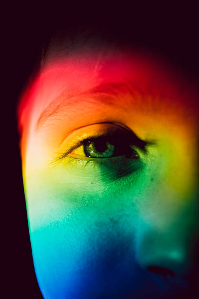 istock Little girl rainbow 1065492418