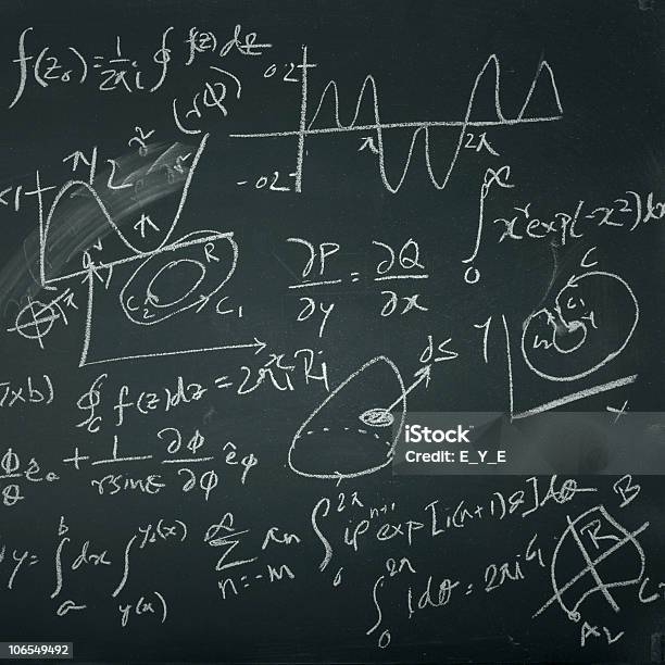 Analisi Matematica - Fotografie stock e altre immagini di Formula - Formula, Lavagna, Complessità