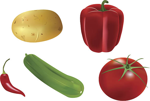 ilustrações, clipart, desenhos animados e ícones de verduras - microbiotic
