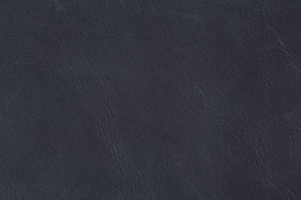 istock Natural dark blue leather texture. Natural old blue leather on macro. 1065495348