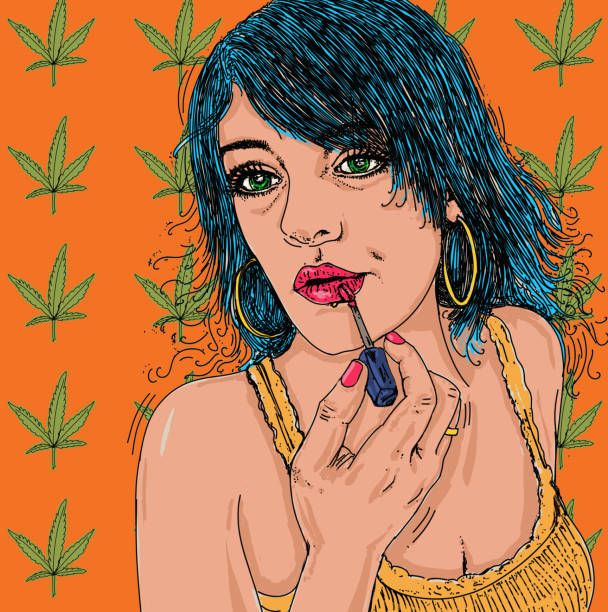 istock comic book with portraits of a young 20 year old girl 1065505672