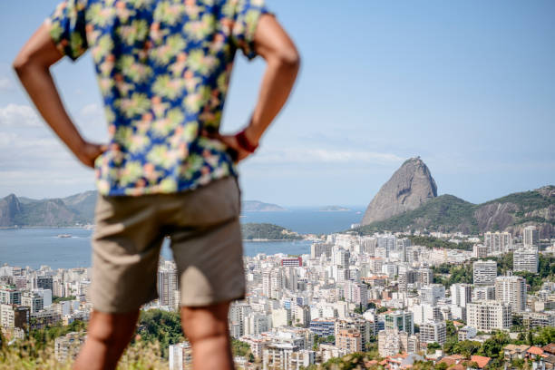 istock Sugar Loaf Mountain with tourist in foreground 1065524450