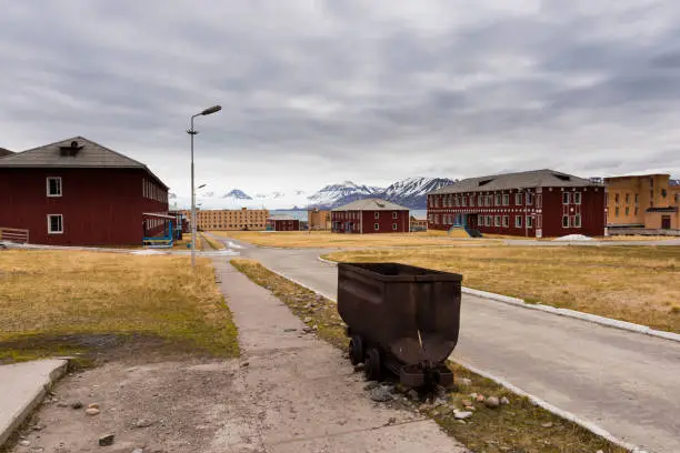 Photo of Pyramiden - Famouns Russian Ghost Town at Spitsbergen, Arctica