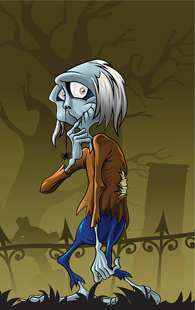 Zombie  dybbuk stock illustrations