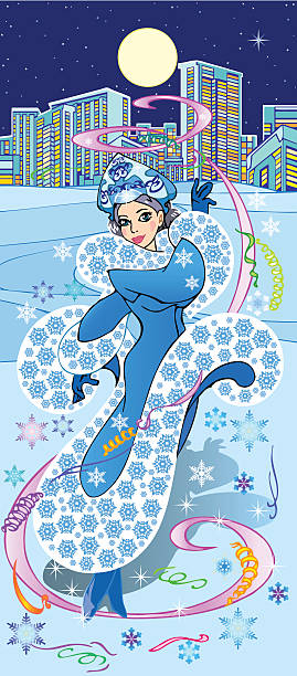 снег maiden - snow maiden stock illustrations