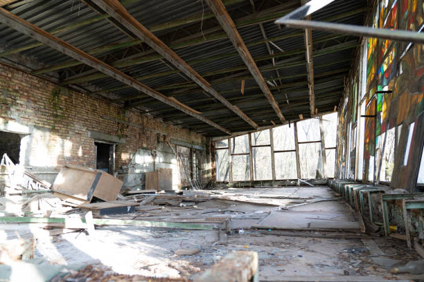 istock Abandoned cafe in Pripyat and Chernobyl Exclusion Zone 1065533384
