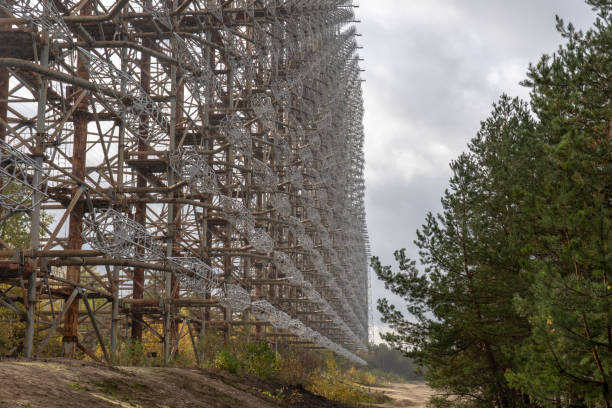 istock Soviet anti missile radar Duga in Chernobyl Exclusion Zone 1065533456