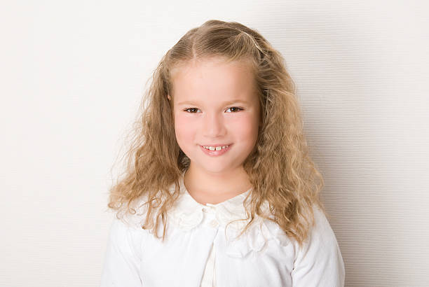 istock Happy girl over white. 106553566