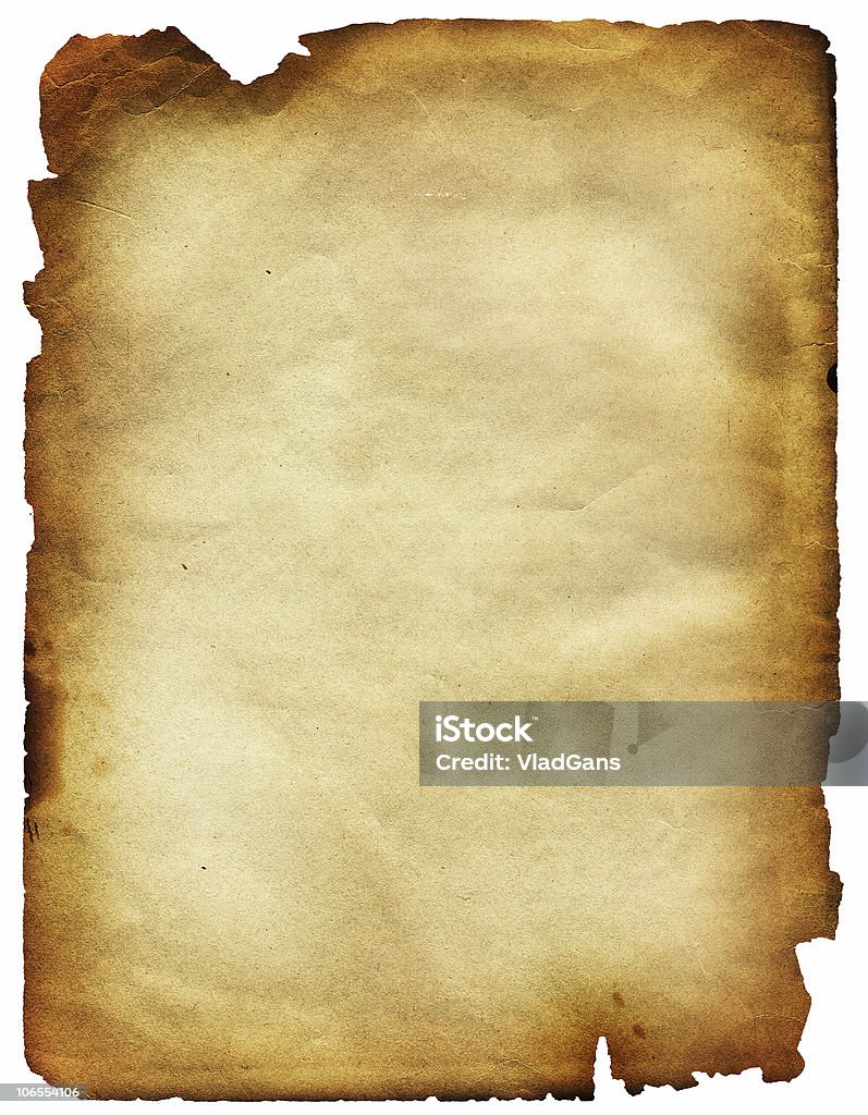 Carta grunge - Foto stock royalty-free di Bruciato