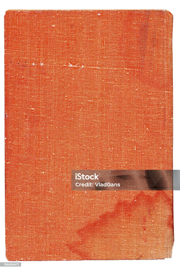 Arancio tela grezza. Su bianco - Foto stock royalty-free di Texture - Descrizione generale