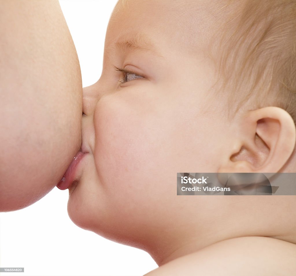 baby кормления грудью - Стоковые фото Взаимосвязь роялти-фри