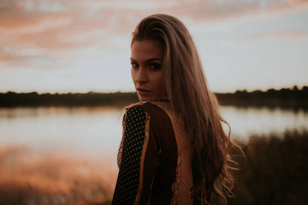 istock Young blonde woman portrait 1065548726