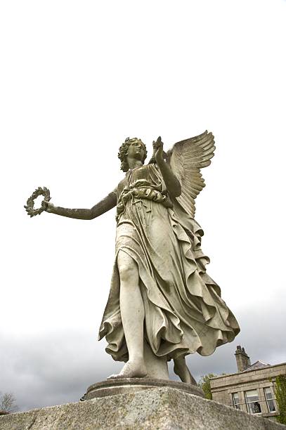 istock winged woman sculpture 106554945