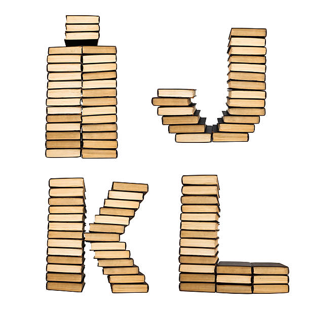 istock ABC  from books. Alphabet isolated on a white background 106555305