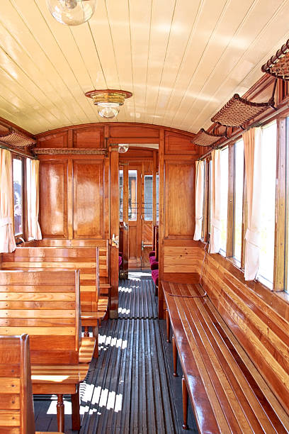istock Interior from an old fashioned train in the Netherlands 106555840
