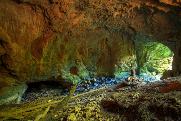 istock Underground water in a cave, Slovenia 1065565854