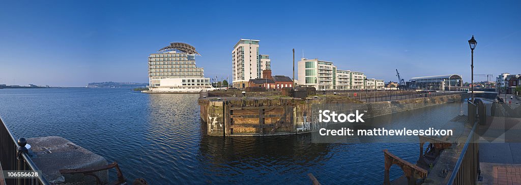 Vista di Cardiff - Foto stock royalty-free di Baia di Cardiff