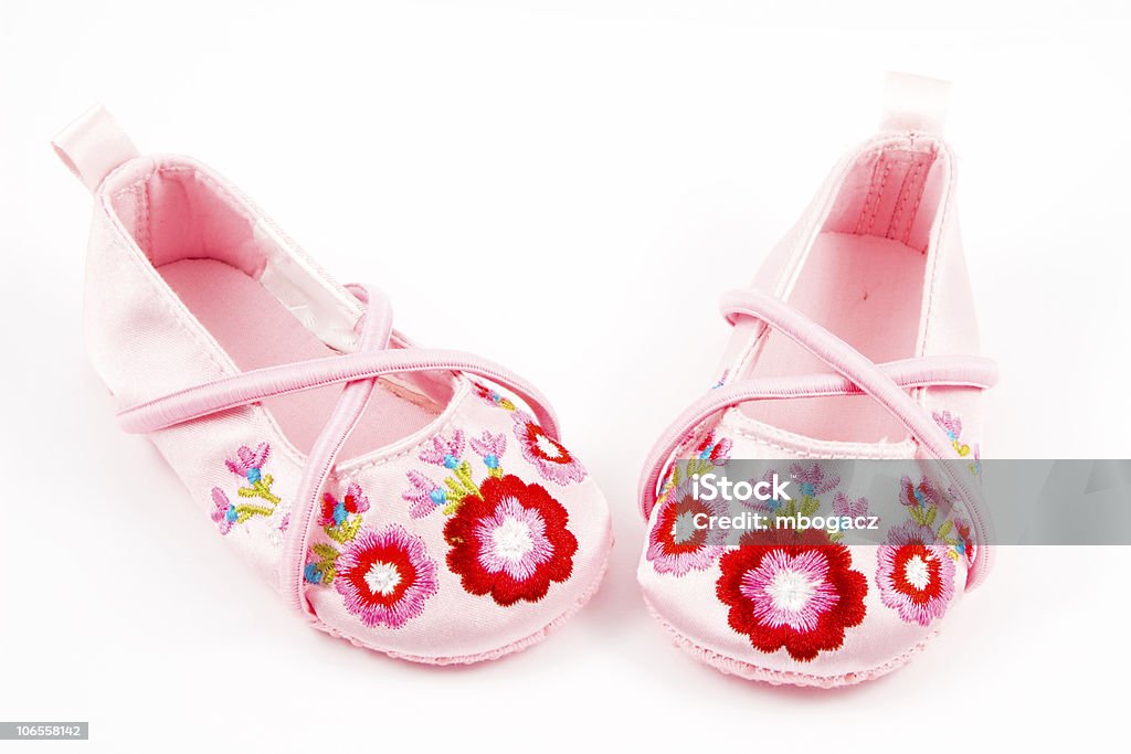 Chaussures bébé rose - Photo de 0-11 mois libre de droits