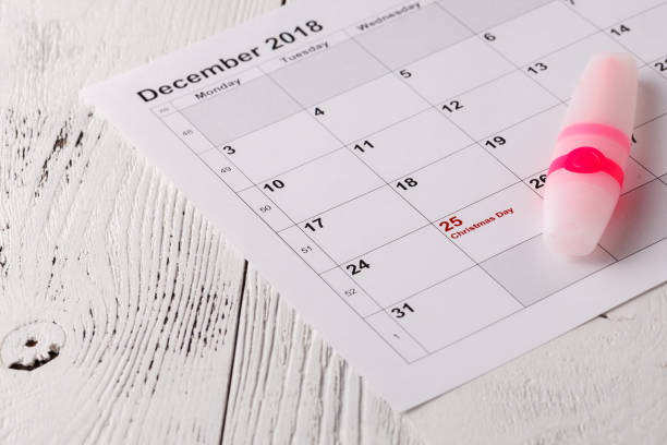istock Mark the Date calendar for Christmas, December 25 1065582278