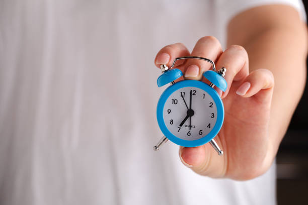 istock Time to change or Do not waste your time, Time management 1065582810
