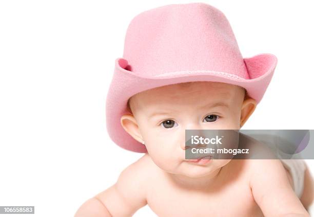 Pequeno Bebê Vaqueira Série - Fotografias de stock e mais imagens de 0-11 Meses - 0-11 Meses, 2-5 Meses, Bebé