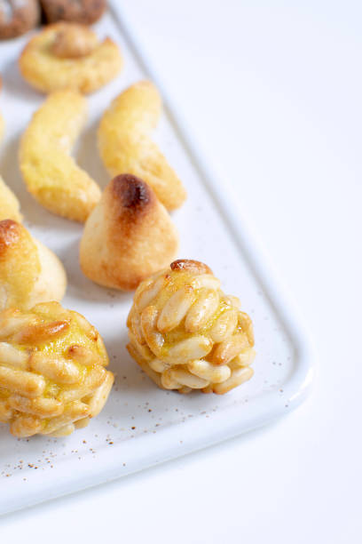 istock Panellets - typical catalan marzipan dessert for All Saints day 1065586702