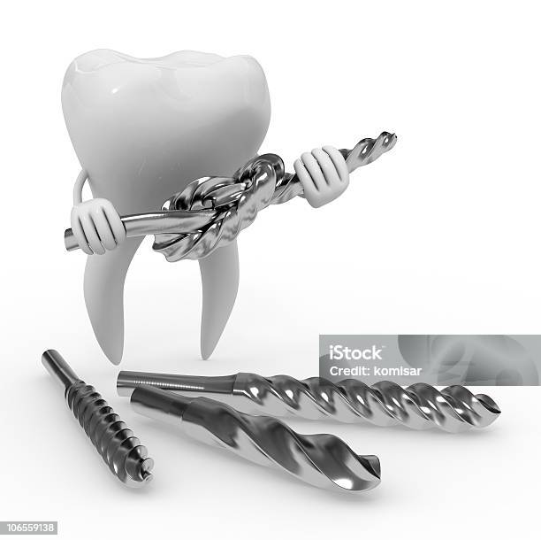 Molar Y El Taladro Foto de stock y más banco de imágenes de Asistencia sanitaria y medicina - Asistencia sanitaria y medicina, Color - Tipo de imagen, Dientes humanos