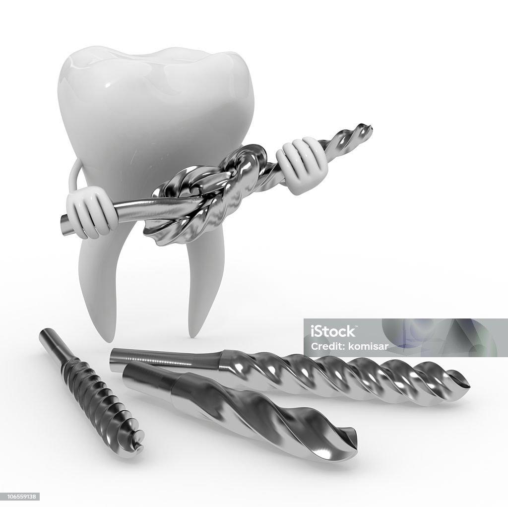 臼歯、ドリル - カットアウトのロイヤリティフリーストックフォト