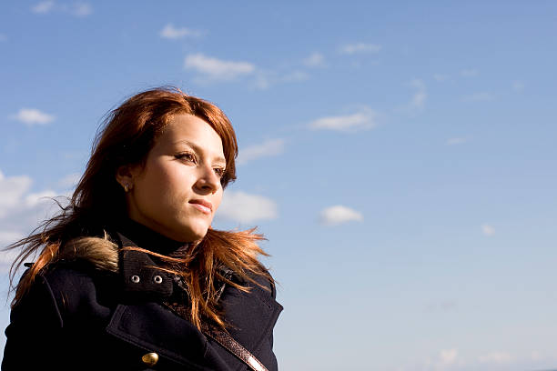istock Young Beautiful Woman Looking Away 106559168