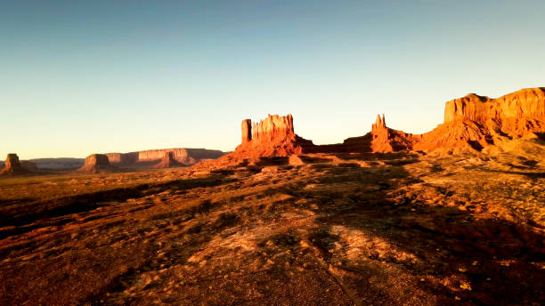 istock Drone Footage of Monument Valley Area Utah 1065593736