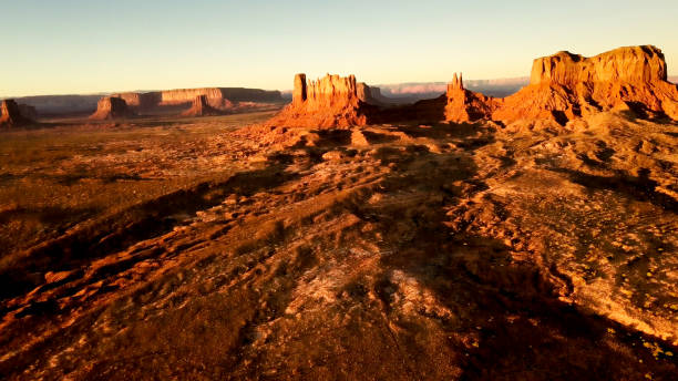 istock Drone Footage of Monument Valley Area Utah 1065593794