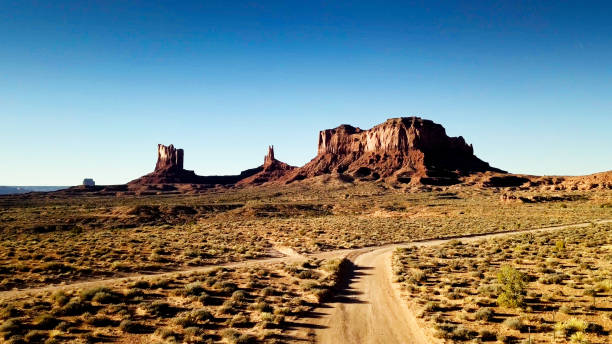 istock Drone Footage of Monument Valley Area Utah 1065595042
