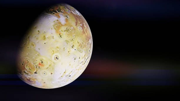 moon Io, satellite of the planet Jupiter