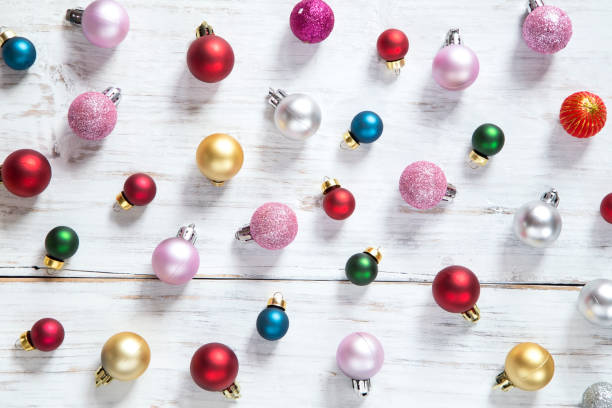 istock Colorful Christmas baubles 1065604344
