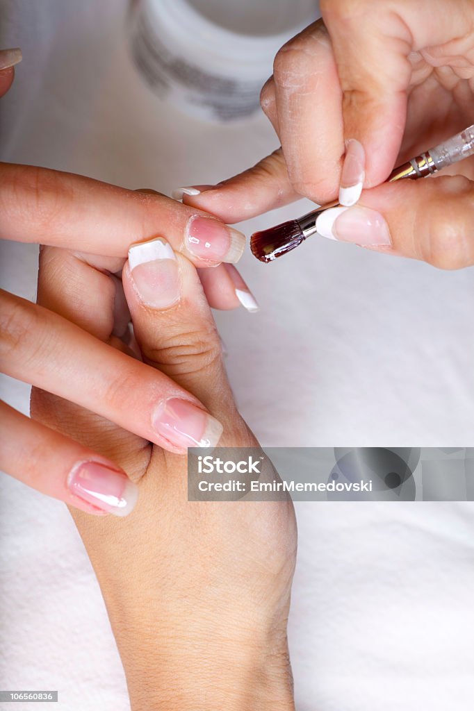 Tratamiento de manicura - Foto de stock de Adulto libre de derechos