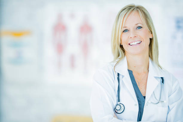 istock Female physician portrait 1065608538