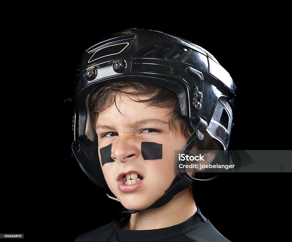 Bambino Giocatore di hockey - Foto stock royalty-free di Hockey su ghiaccio