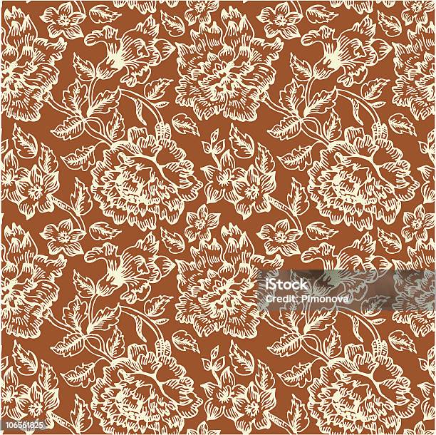 Floral Seamless Pattern Stock Illustration - Download Image Now - Backgrounds, Branch - Plant Part, Color Image